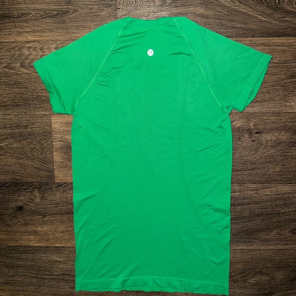 lululemon green women’s size 6 hip length swiftly tech 2.0 short sleeve tee - Picture 2 of 7
